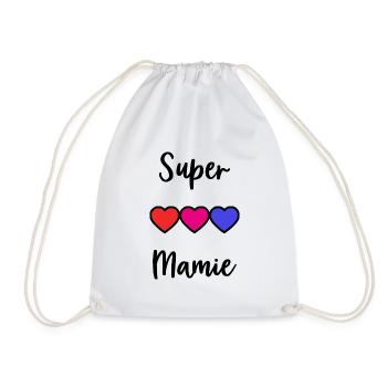 MAMIE - Sac de sport léger - blanc - Devant