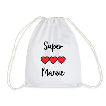 GRANNY. MAMMA. GRANDMOTHER. MOTHER'S DAY. FAMILY - Drawstring Bag - white - Front
