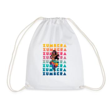LATIN DANCER - Drawstring Bag - white - Front