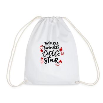 Twinkle little Star Funkel kleiner Stern Baby Kind - Turnbeutel - Weiß - Vorne