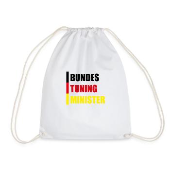 Tuner Auto Gift Federal Tuning Minister - Drawstring Bag - white - Front