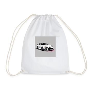 JDM Sportcar Tuning City Drift Highway Cadeau - Sac de sport léger - blanc - Devant