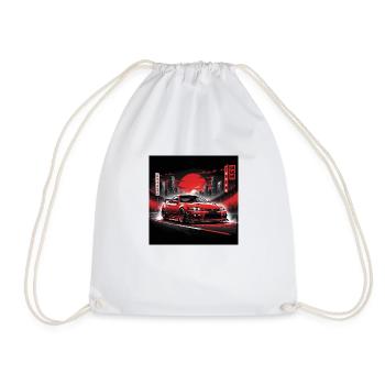 JDM Sportcar Tuning City Drift Night Gift - Sac de sport léger - blanc - Devant