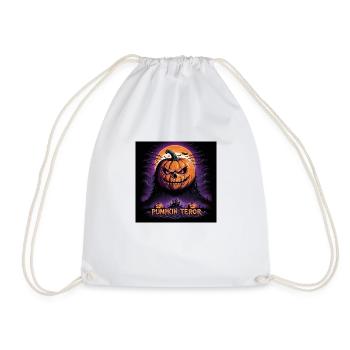 Halloween citrouille rétro des années 90 Costume effrayant - Sac de sport léger - blanc - Devant