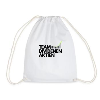 TEAM DIVIDENEN AKTIEN - Sac de sport léger - blanc - Devant