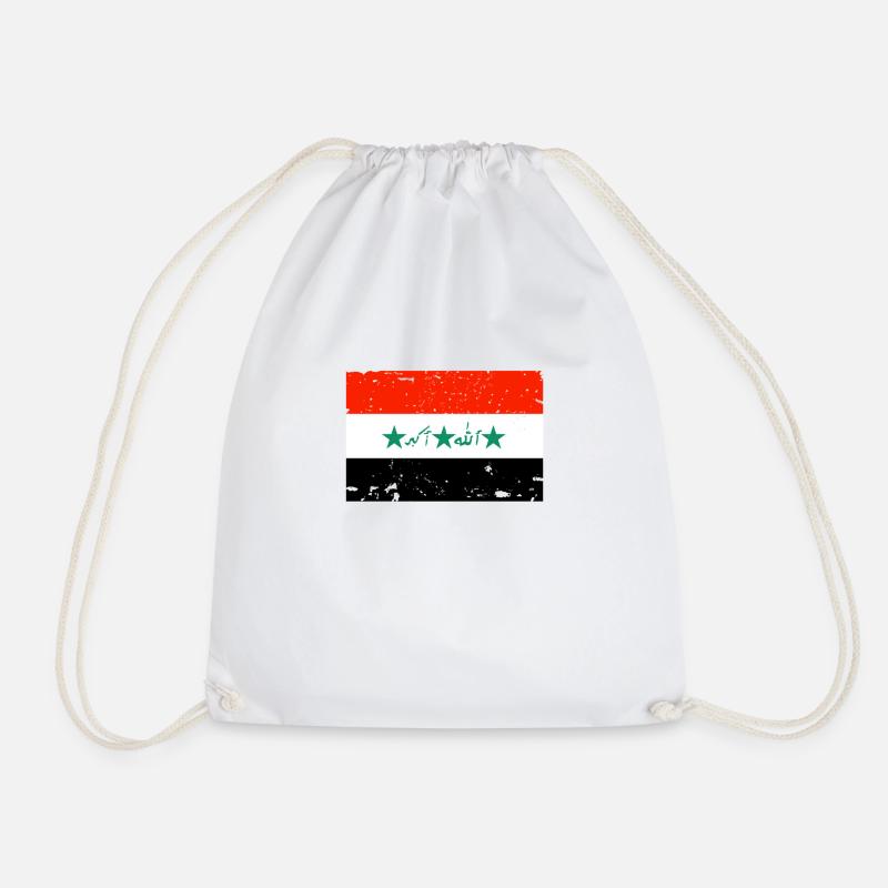 Drapeau Irak - Sac de sport léger - blanc