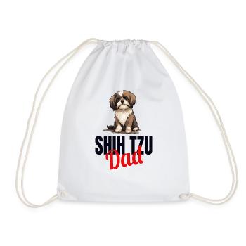 Shih Tzu Löwenhunde Chrysanthemenhund Shih Tzu - Turnbeutel - Weiß - Vorne