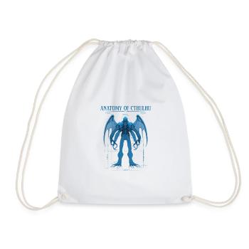 Anatomie de Cthulhu, horreur cosmique Cthulhu - Sac de sport léger - blanc - Devant
