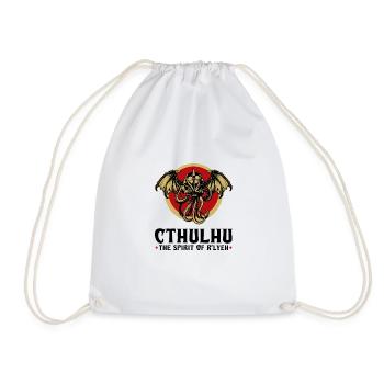 Cthulhu, L’ de R’lyeh, drôle d’horreur cosmique - Sac de sport léger - blanc - Devant