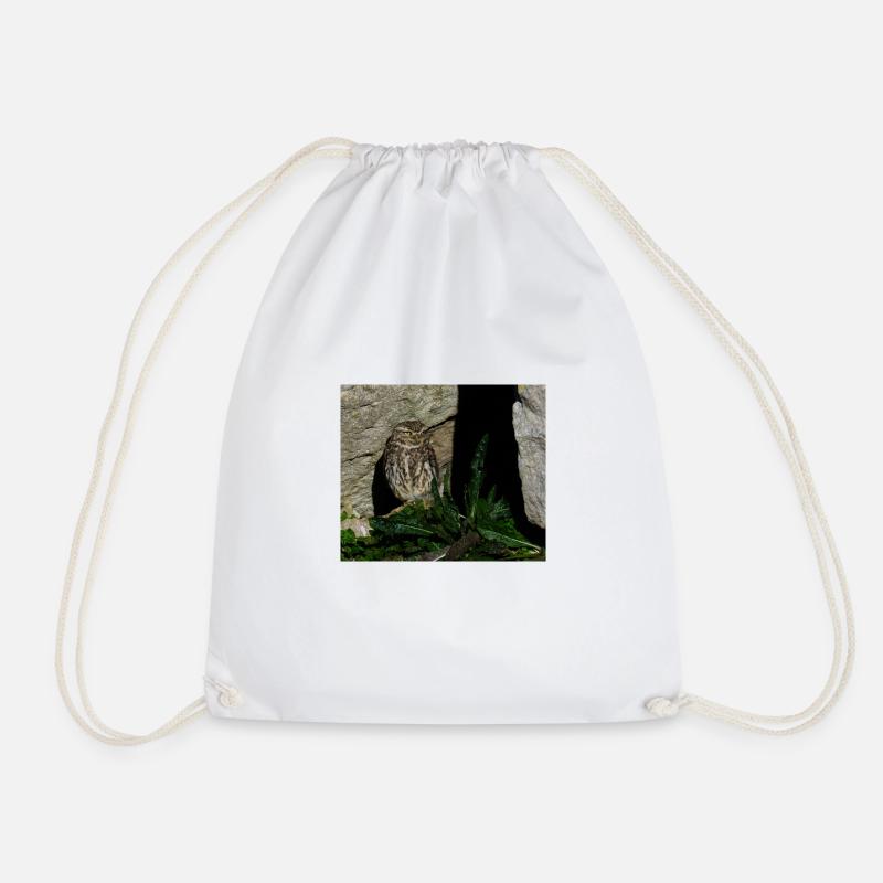 Sml - Drawstring Bag - white