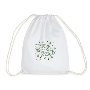 Crocodile - Sac de sport léger - blanc - Devant
