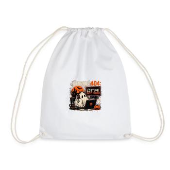 Error 404: Costume Not Found – Halloween Ghost - Turnbeutel - Weiß - Vorne