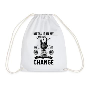 Heavymetal Metal Hardrock cadeau rengaine - Sac de sport léger - blanc - Devant
