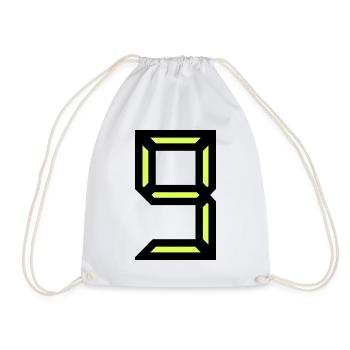 9. BIRTHDAY. HAPPY BIRTHDAY - Drawstring Bag - white - Front