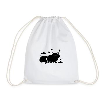 Fox Animal Zoo Animal Lovers Nature Conservation - Drawstring Bag - white - Front