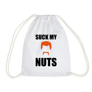 Suck my nuts - Sac de sport léger - blanc - Devant