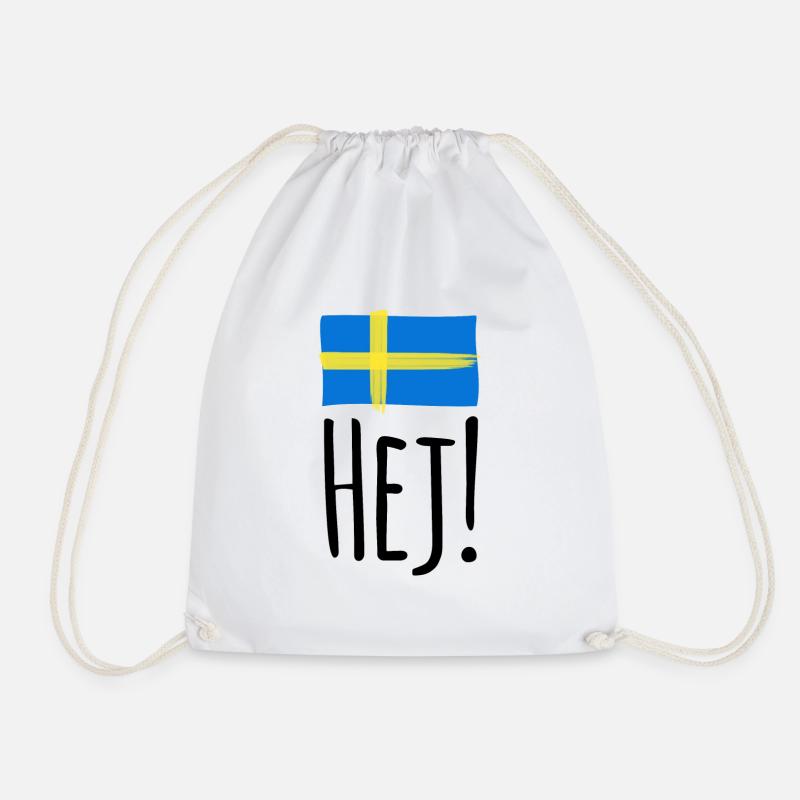 Hej Svenska Ting - Turnbeutel - Weiß