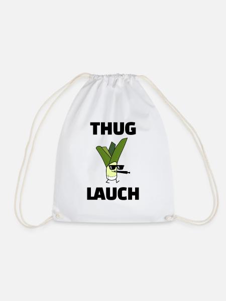 Thug Lauch Lauchlifestyle Fitness - Turnbeutel - Weiß