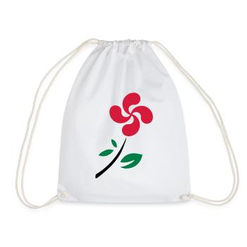 Fleur Basque - Sac de sport léger - blanc - Devant