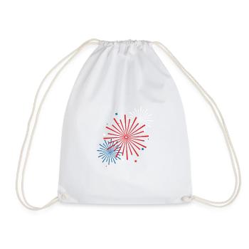 Feuerwerk - Turnbeutel - Weiß - Vorne