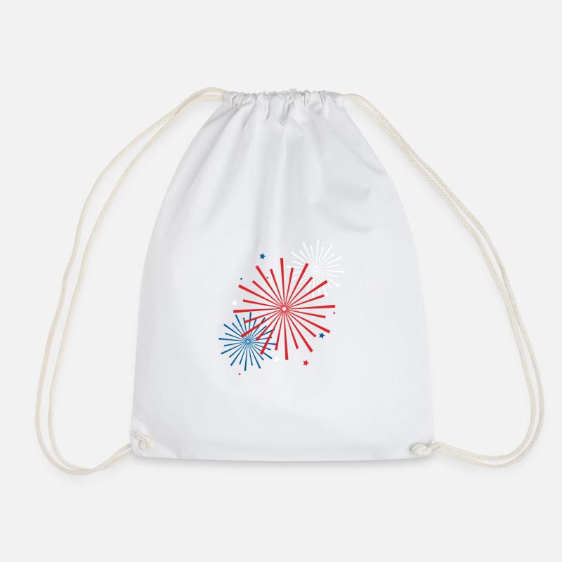 Feuerwerk - Turnbeutel - Weiß