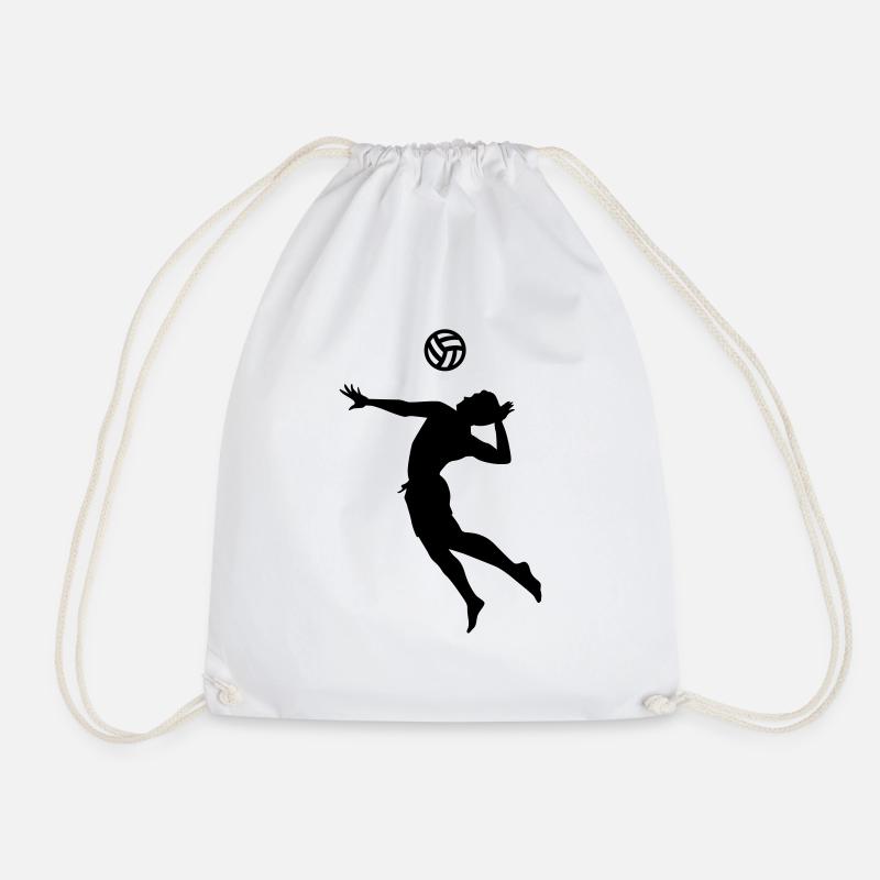 Volleyball - Turnbeutel - Weiß