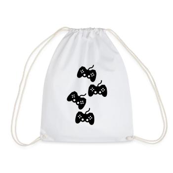 gaming - Sac de sport léger - blanc - Devant
