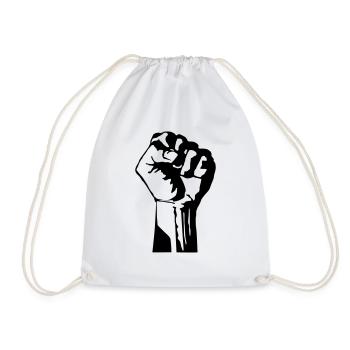 Restez fort #nevergiveup - Sac de sport léger - blanc - Devant
