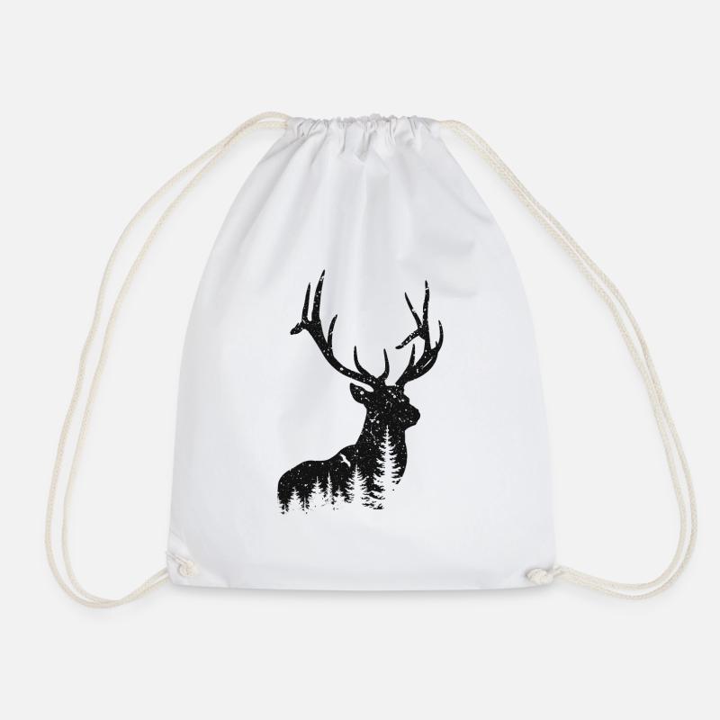 cerf - Sac de sport léger - blanc