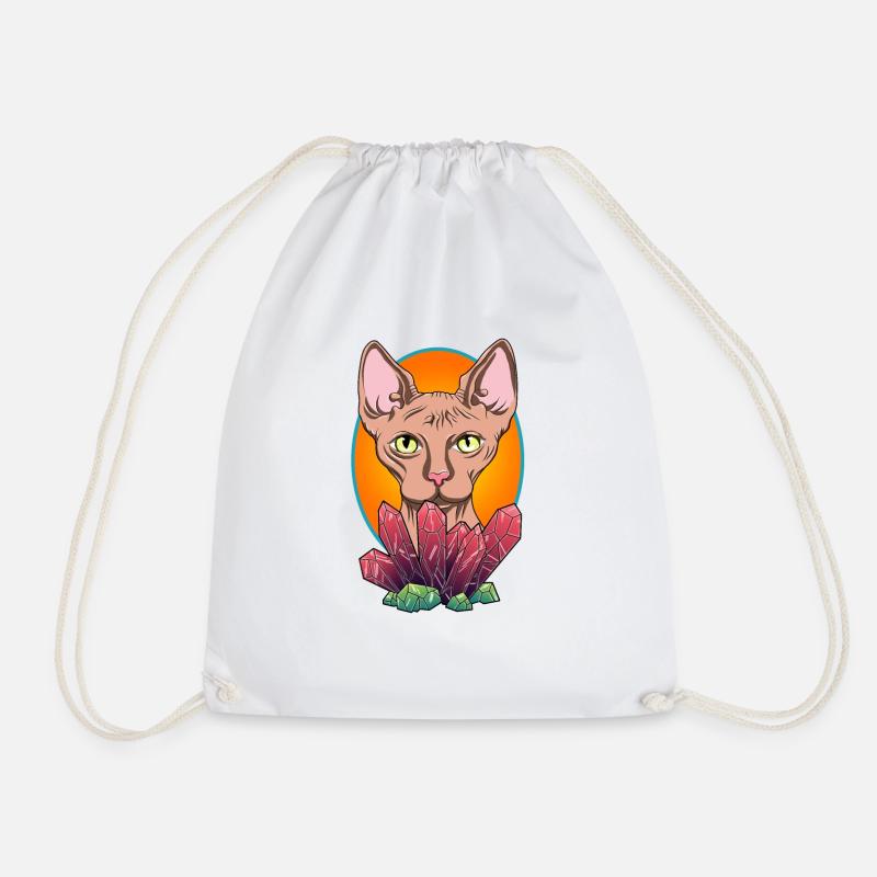 Sphinx de chat - Sac de sport léger - blanc