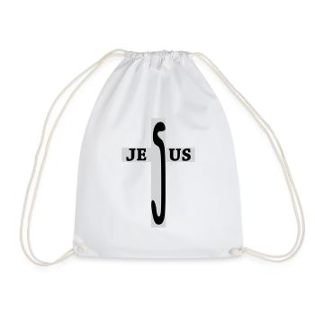 Jesus / Christianity / Catholic - Drawstring Bag - white - Front