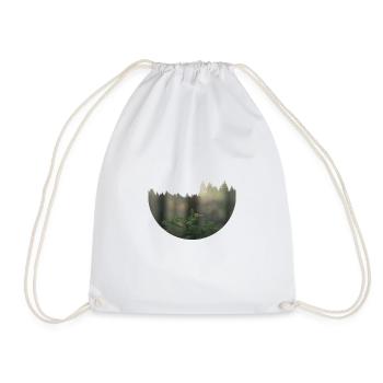 wander - Drawstring Bag - white - Front