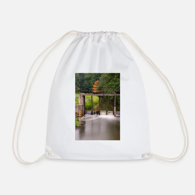 Weir - Drawstring Bag - white
