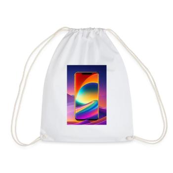 Mon téléphone portable - Sac de sport léger - blanc - Devant