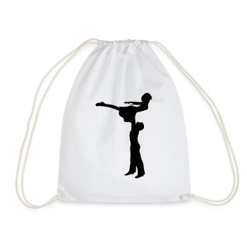 Dancing Dance Music - Drawstring Bag - white - Front