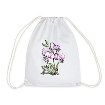 Fleur - Sac de sport léger - blanc - Devant