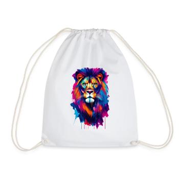 Lion #1 - Sac de sport léger - blanc - Devant