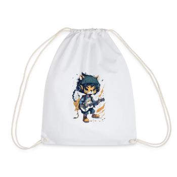 Musician - Drawstring Bag - white - Front