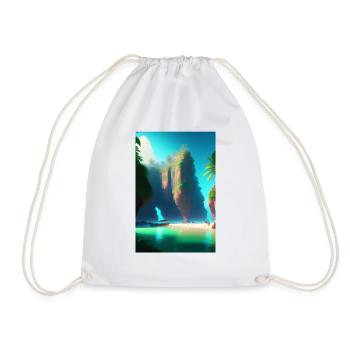 thailland puket - Sac de sport léger - blanc - Devant