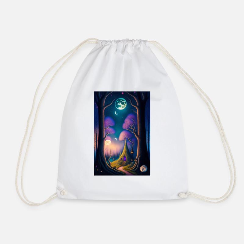 Magical paradise - Drawstring Bag - white
