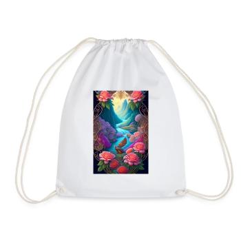 Le Paradis enchanteur (Jones) - Sac de sport léger - blanc - Devant