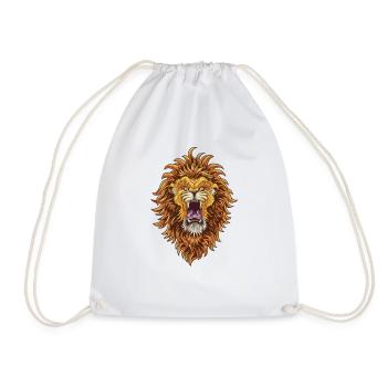 Lion - Sac de sport léger - blanc - Devant