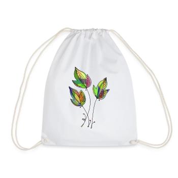 List - Drawstring Bag - white - Front