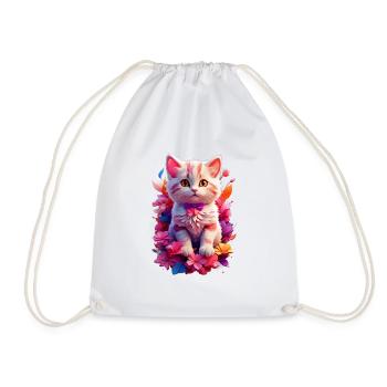 Chat Chat V1 24 15 - Sac de sport léger - blanc - Devant
