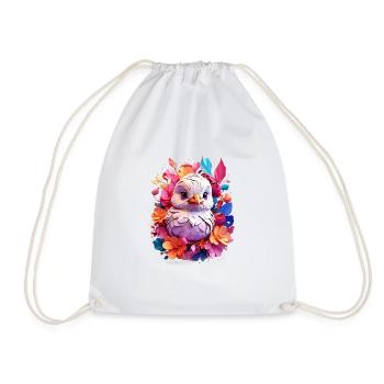Vogel Bird V1 24 17 - Drawstring Bag - white - Front