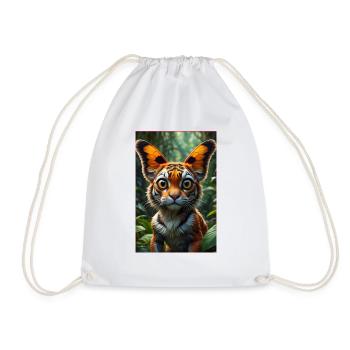 Le Tigre-Papillon - Sac de sport léger - blanc - Devant