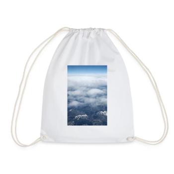 Cloud Formations and the alps near the Zugspitze - Drawstring Bag - white - Front