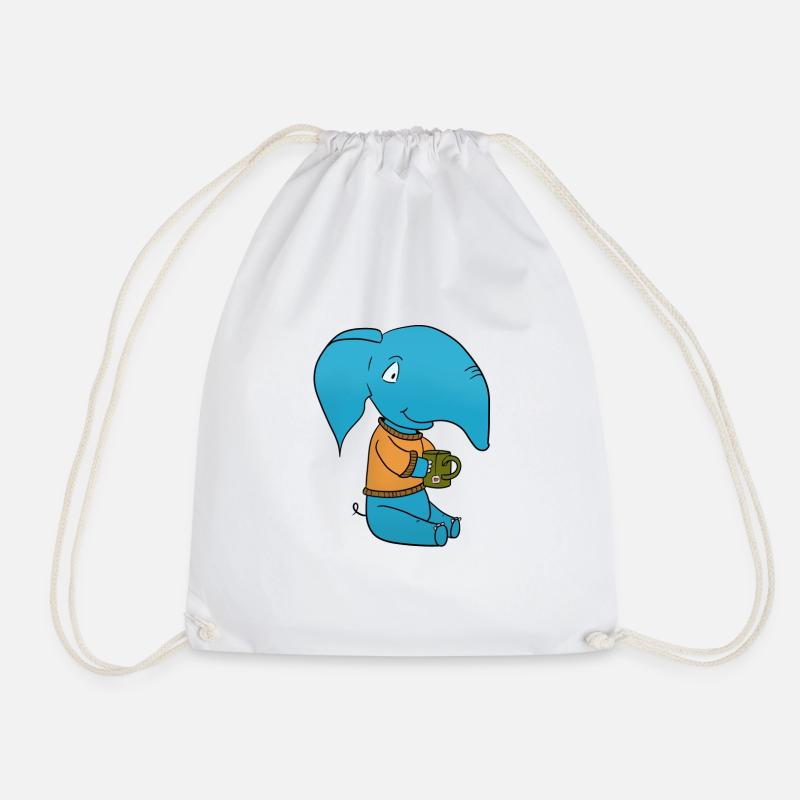 Thé d’éléphant - Sac de sport léger - blanc