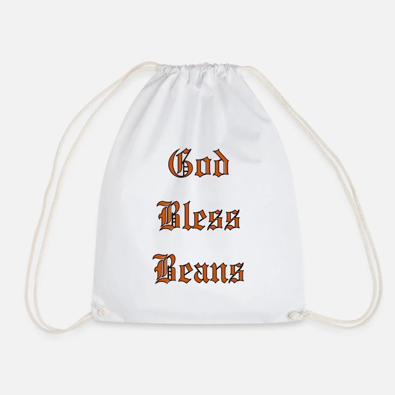 GodBlessBeans - Sac de sport léger - blanc