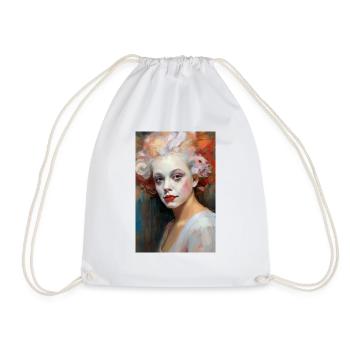 Portrait d’un clown coloré 2 - Sac de sport léger - blanc - Devant